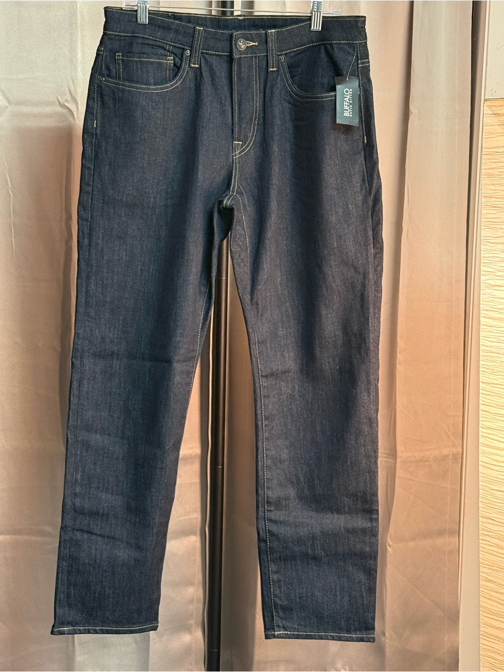 NWT Buffalo David Bitton Men's Dark Indigo Slim Straight Jeans